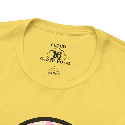 Smile Floral Womens T-Shirt - Positive Vibes Tee- Cloud 16 Clothing Co.- {{Product type}}