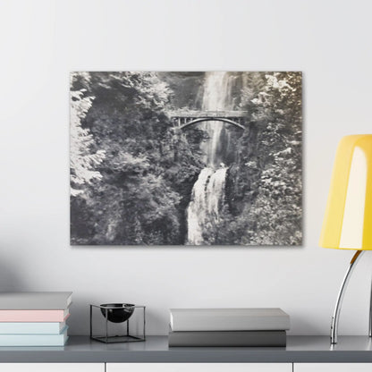 Multnomah Falls Oregon Canvas Gallery Wraps 24″ x 18″ 1.25"