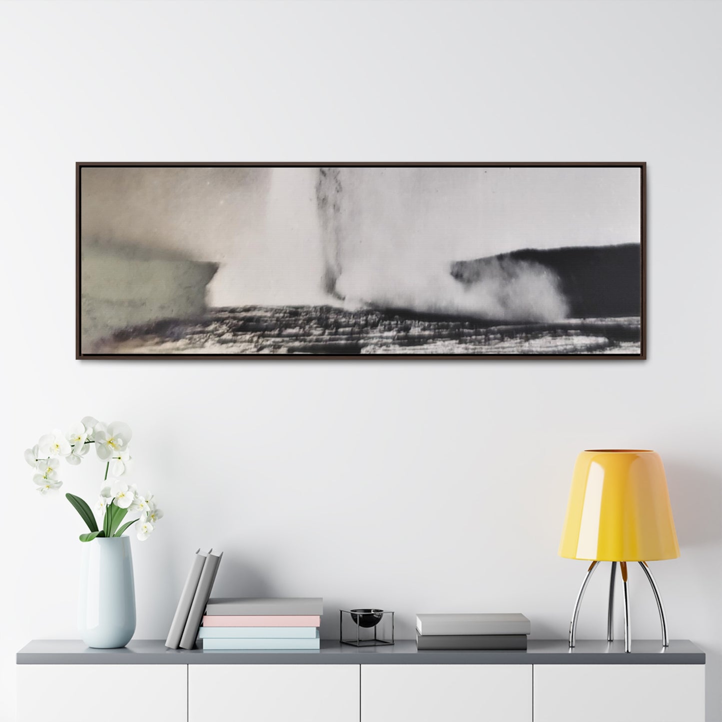 Old Faithful Geyser Yellowstone Gallery Canvas Wraps, Horizontal Frame