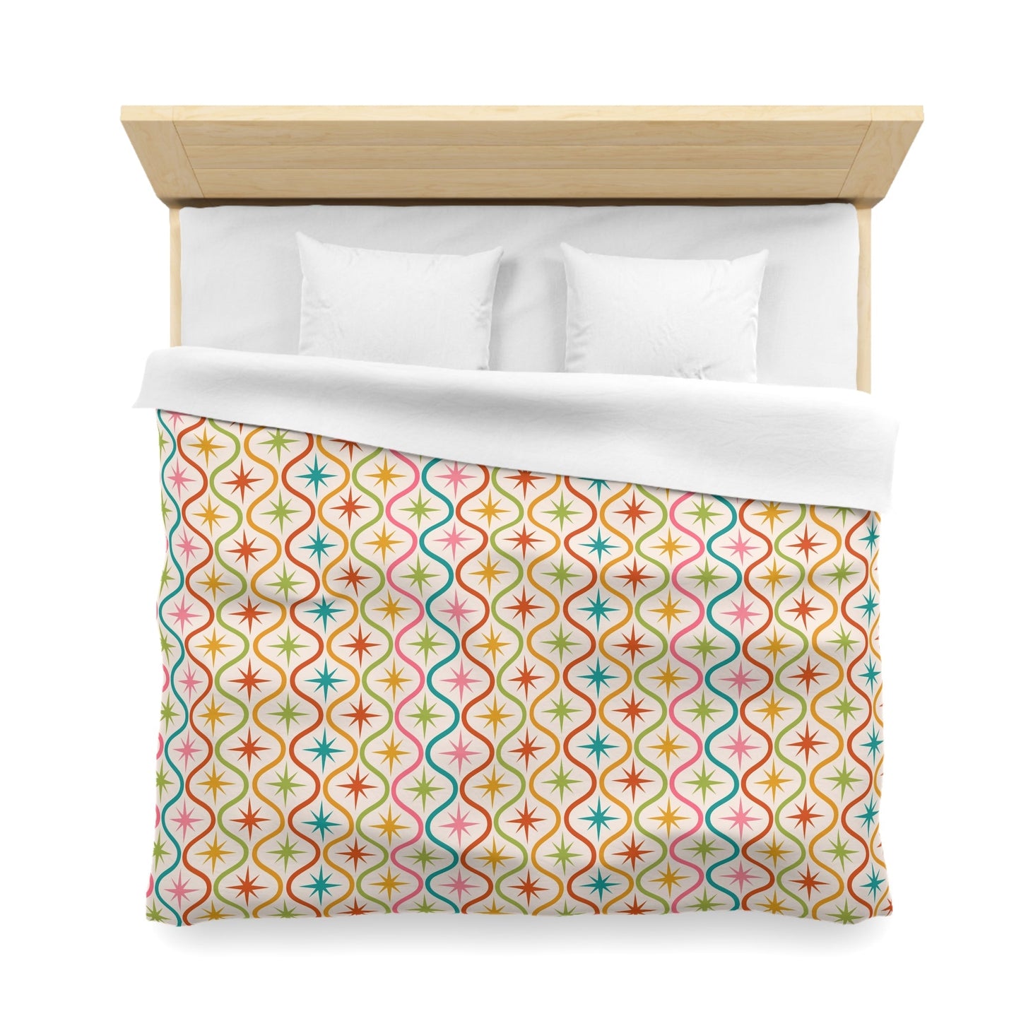 Colorful Patterned Microfiber Duvet Cover - Kia Day Design