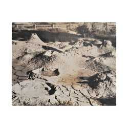 Yellowstone West Thumb Paint Pots Satin Canvas Stretched