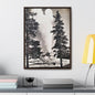 Castle Geyser Yellowstone Gallery Canvas Wraps Vertical Frame 18″ x 24″ Premium Gallery Wraps (1.25″) Walnut