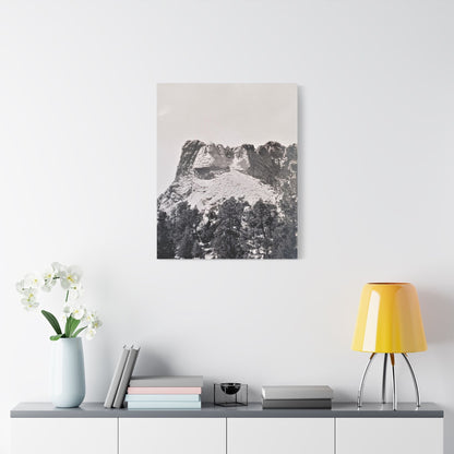 Black Hills Mount Rushmore Satin Canvas Stretched 24" x 30" (Vertical) 1.5"