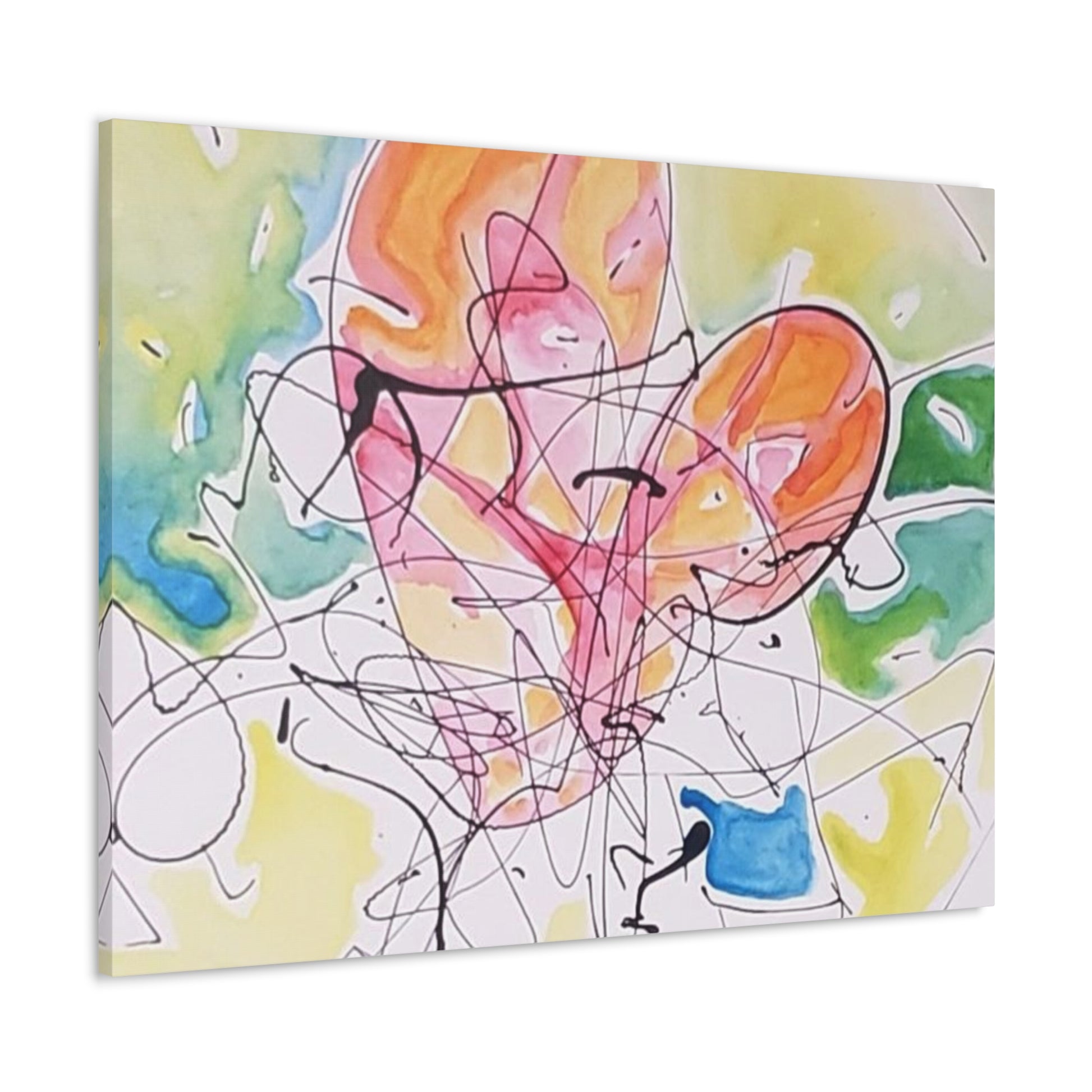 Paper Heart Canvas Gallery Wraps Printify