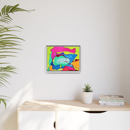 Kool Kid Matte Canvas Framed - Kia Day Design