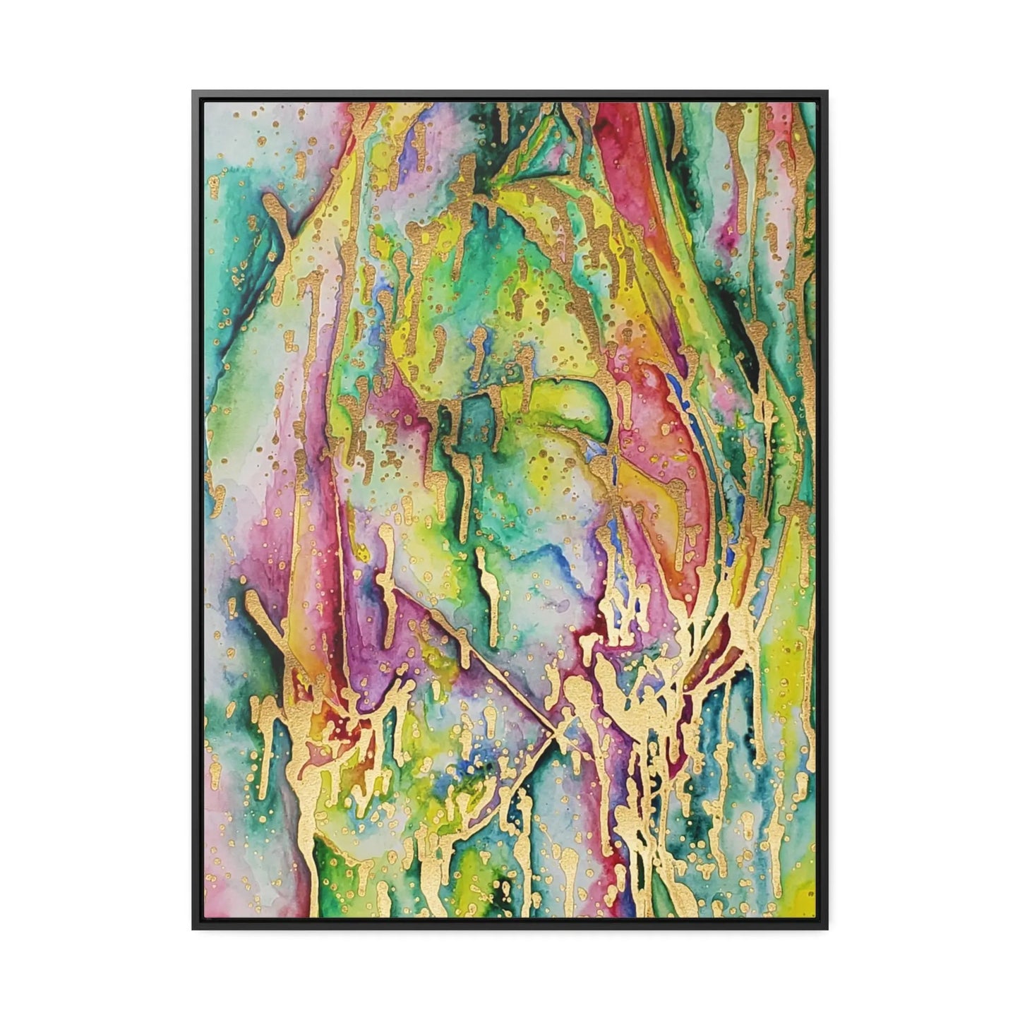 Acid Face Gallery Canvas Wraps, Vertical Frame 30″ x 40″ Premium Gallery Wraps (1.25″)