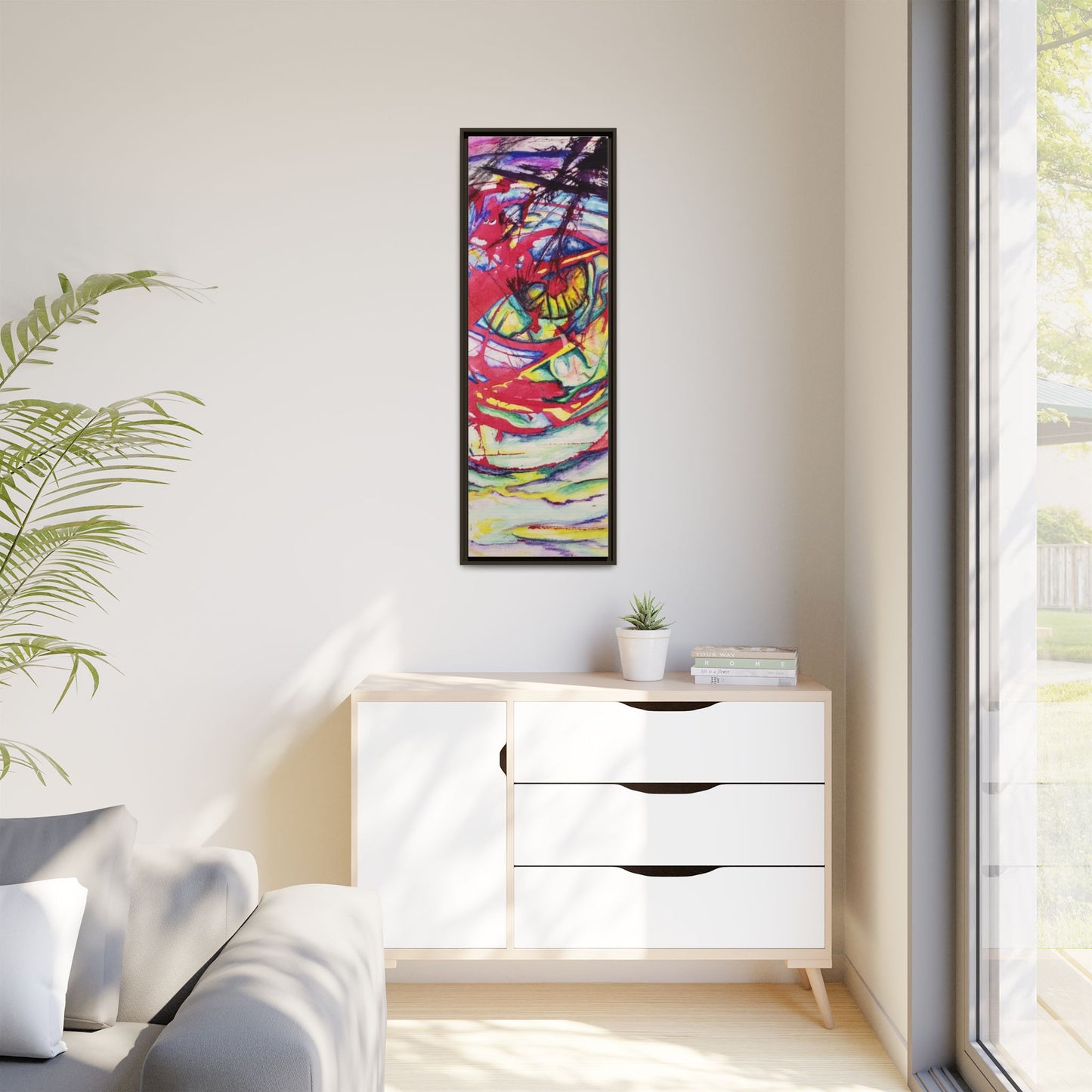 The Eye Framed Art Print - Kia Day Design