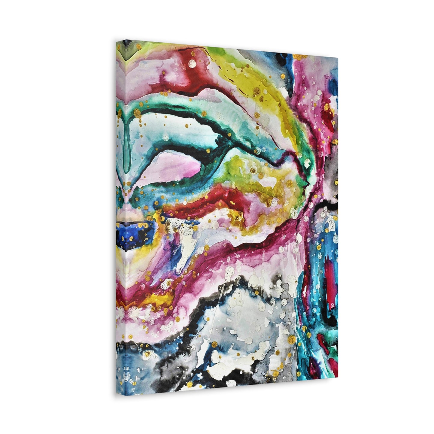 Cosmic Face Stretched Canvas