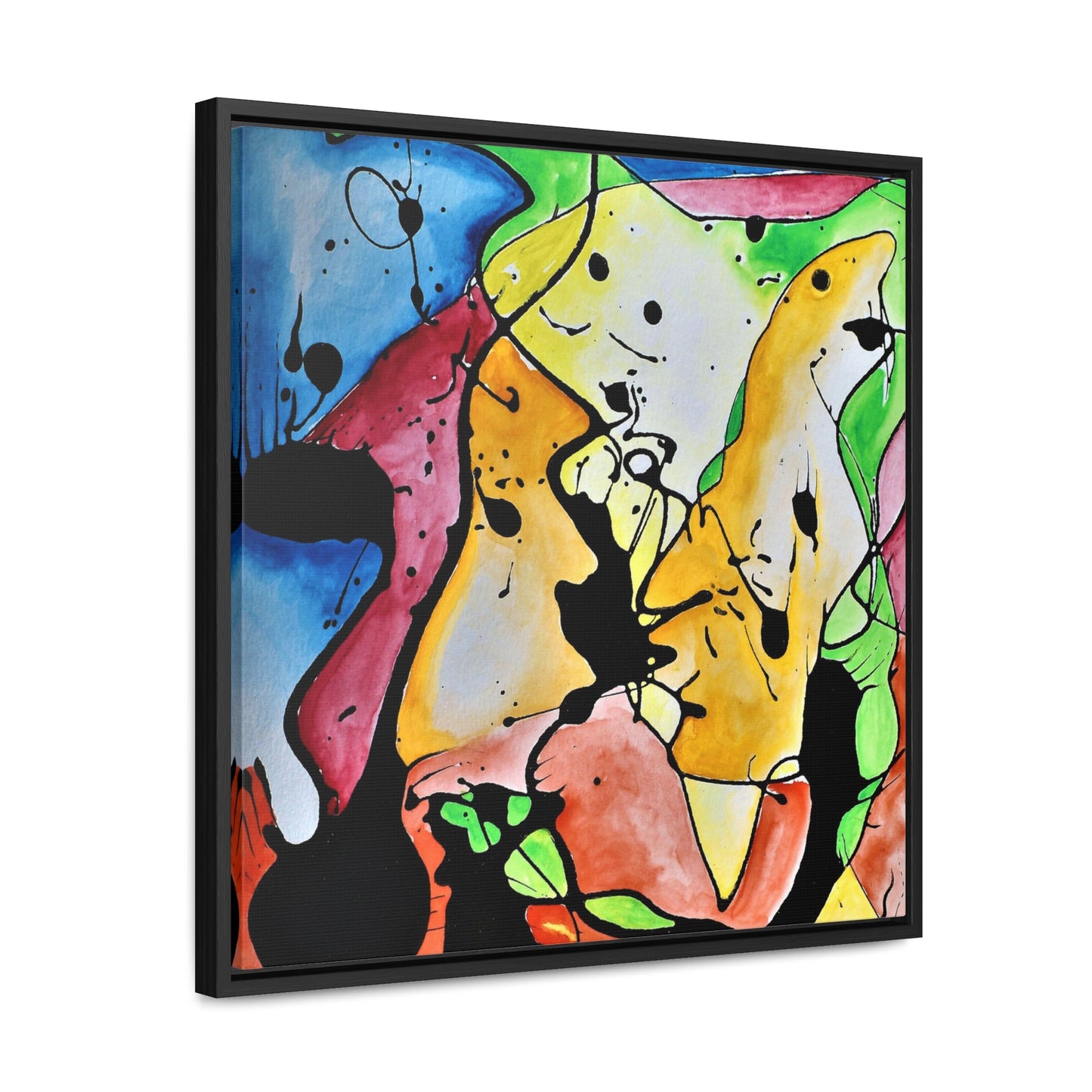 Space Judy Gallery Canvas Wraps, Square Frame