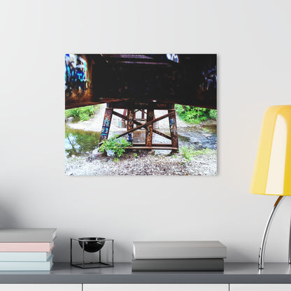 Urban Bridge Acrylic Print French Cleat Hanging - - Home Decor