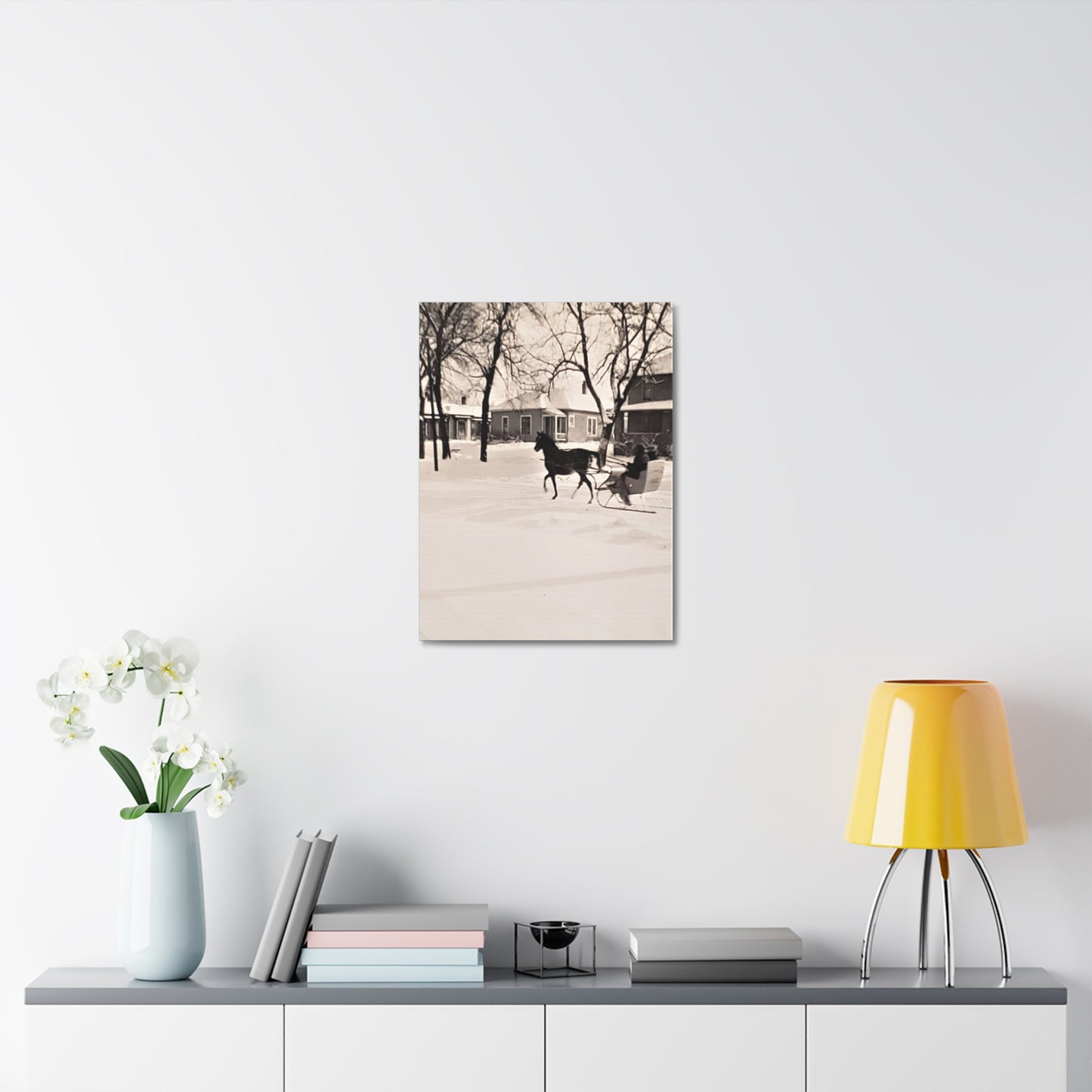 Carriage Ride Stretched Canvas