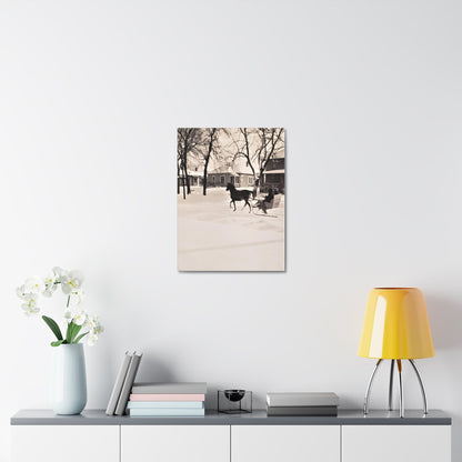 Carriage Ride Stretched Canvas 1.5" 18″ x 24″