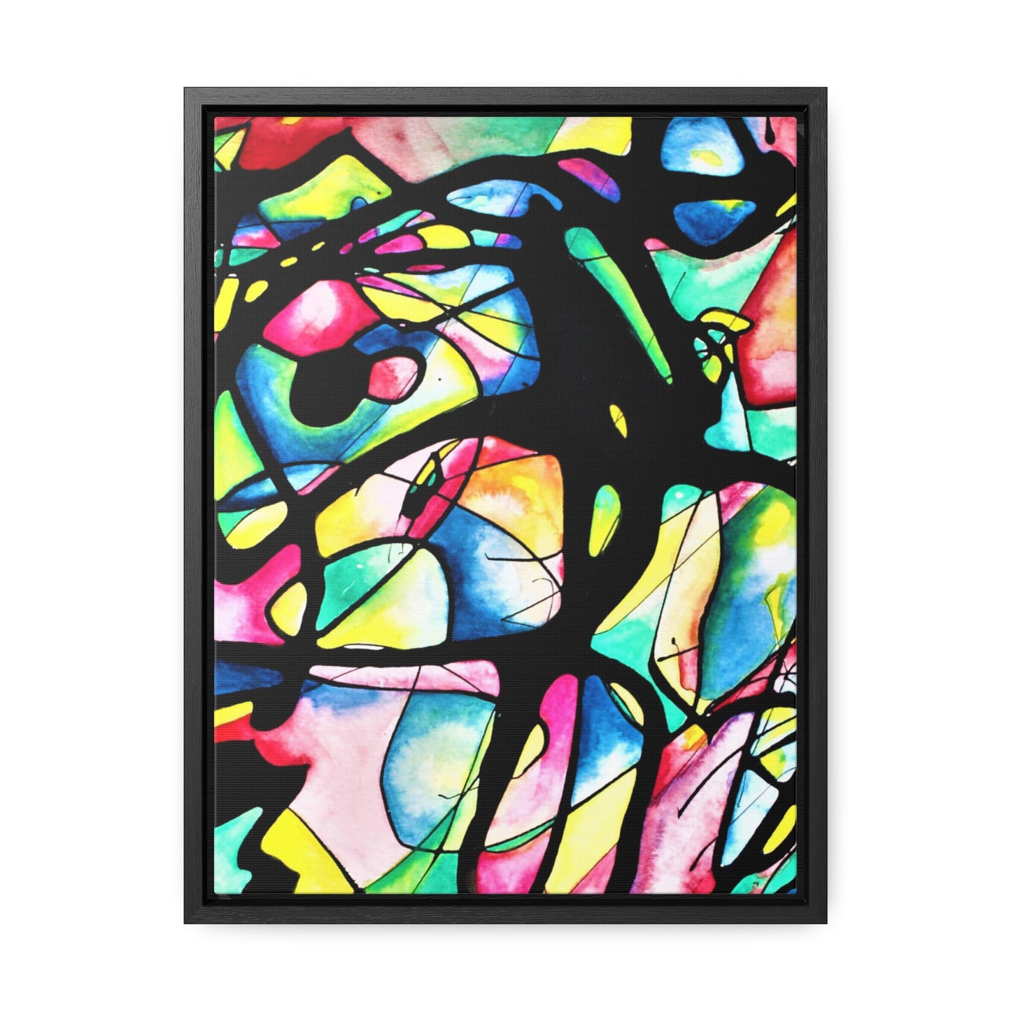 Peacock Gallery Canvas Wraps, Vertical Frame