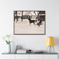 Carriage Ride Gallery Canvas Wraps Horizontal Frame 40″ x 30″ Walnut Premium Gallery Wraps (1.25″)