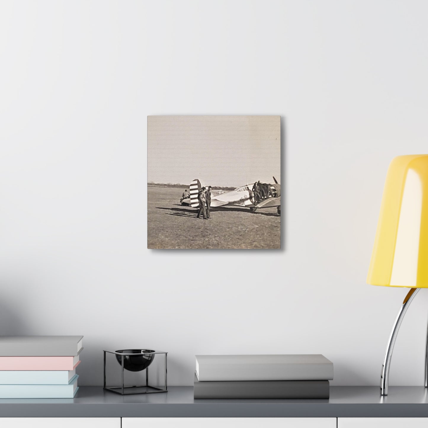 Army Pursuit Plane Ames Airport 1939 Canvas Gallery Wraps