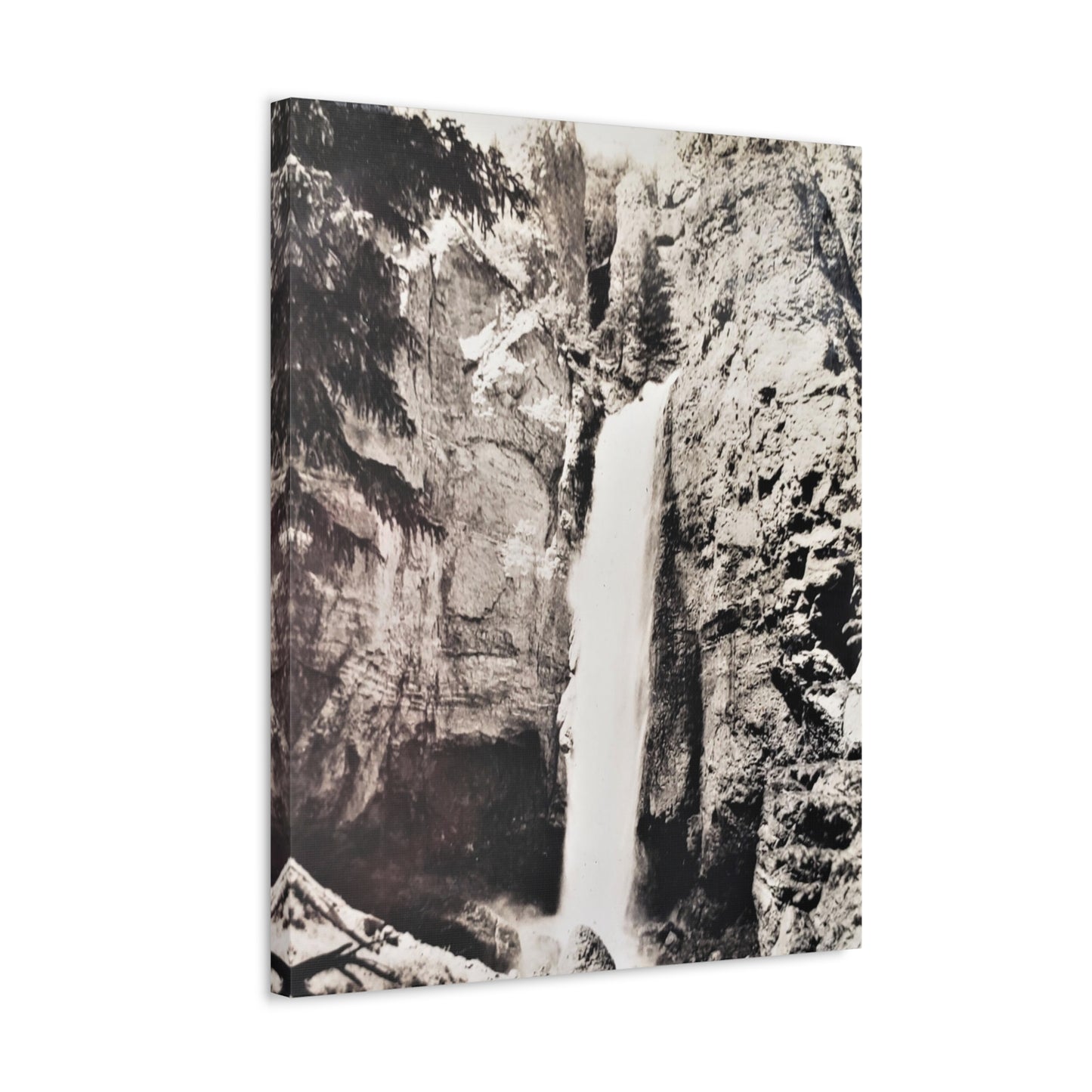 Tower Falls Yellowstone Stretched Canvas