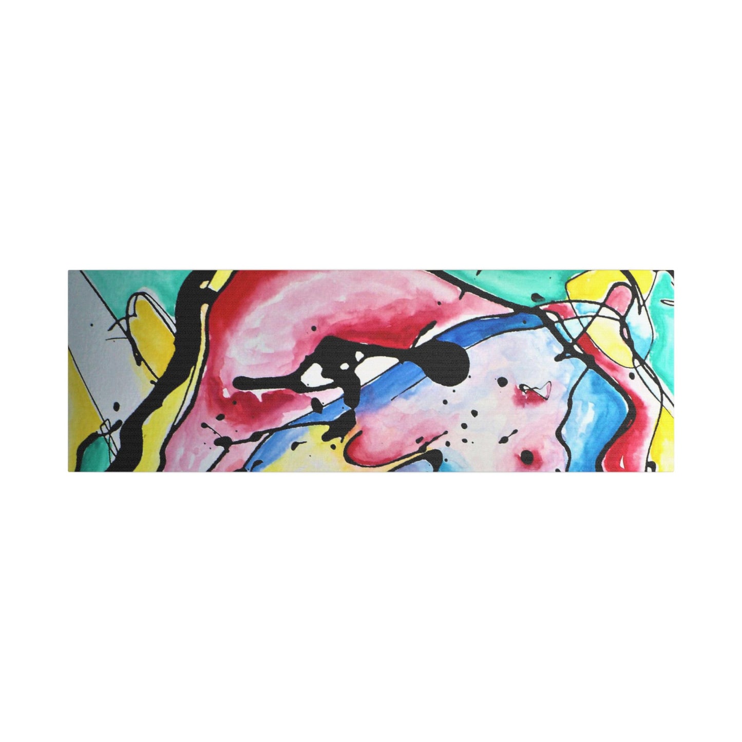 3rd Eye Sundae Satin Canvas Stretched - Kia Day Design