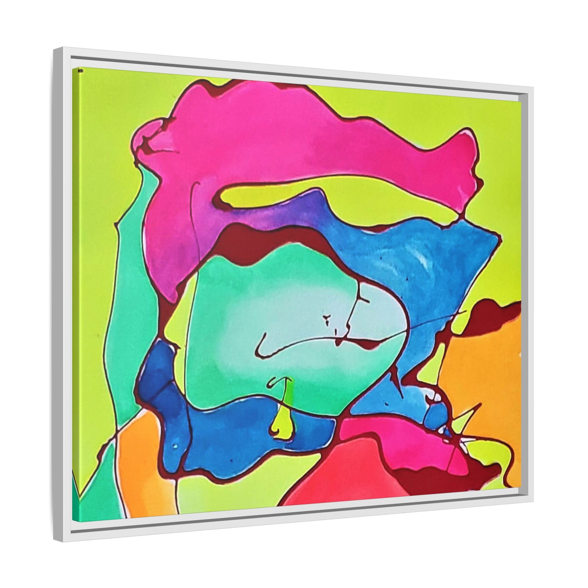 Kool Kid Matte Canvas Framed - Kia Day Design