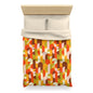 Vibrant Retro Microfiber Duvet Cover - Kia Day Design