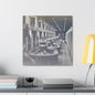 Boulder Dam Powerhouse Canvas Gallery Wraps 20″ x 20″ 1.25"