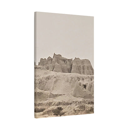 West Satin Canvas Stretched