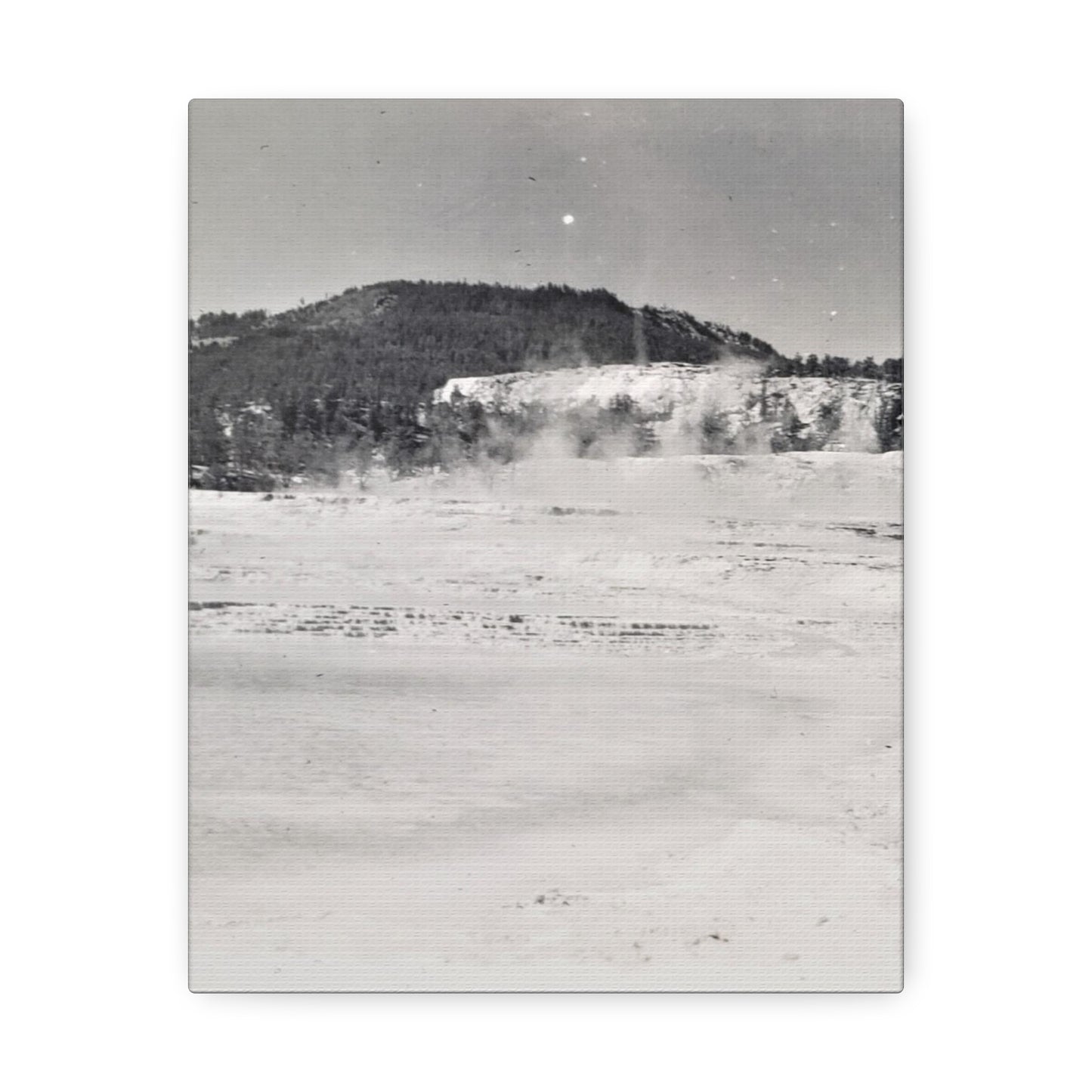 Mammoth Hot Springs Yellowstone Stretched Canvas