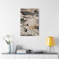 Yellowstone West Thumb Paint Pots Satin Canvas Stretched - 24″ x 36″ (Vertical) 1.5" - Canvas
