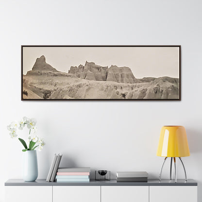 West Gallery Canvas Wraps Horizontal Frame 60″ x 20″ Walnut Premium Gallery Wraps (1.25″)