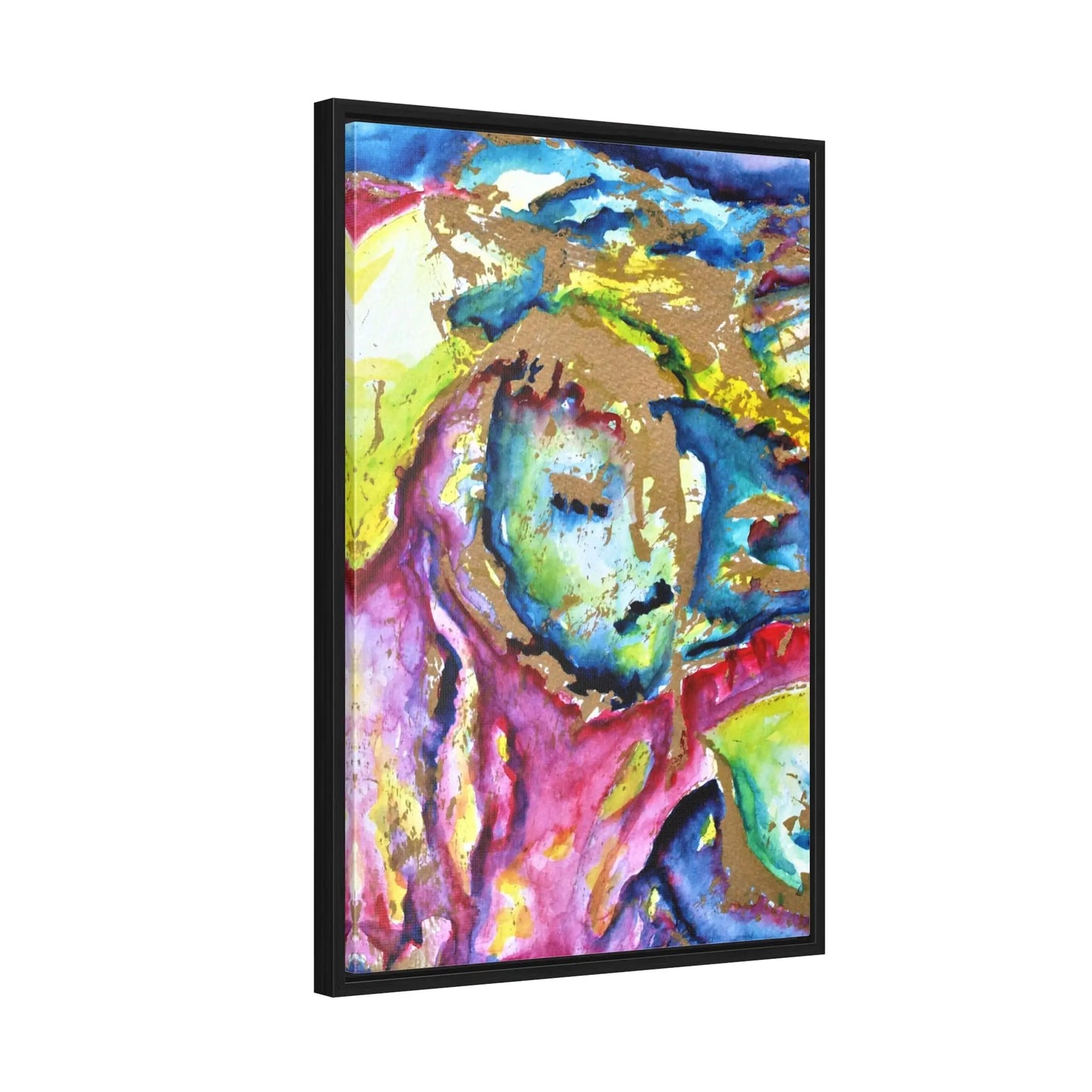 Mothers Face Gallery Canvas Wraps, Vertical Frame