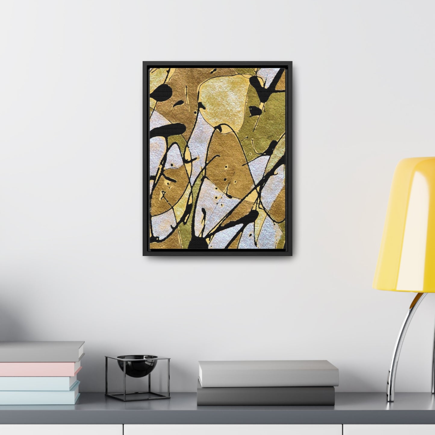 Gold Rush Gallery Canvas Wraps, Vertical Frame