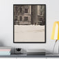 430 W 119th St New York Gallery Canvas Wraps Vertical Frame 20″ x 24″ Premium Gallery Wraps (1.25″) Black white