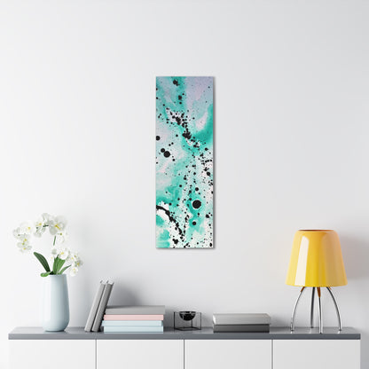 Teal Burst Canvas Gallery Wraps