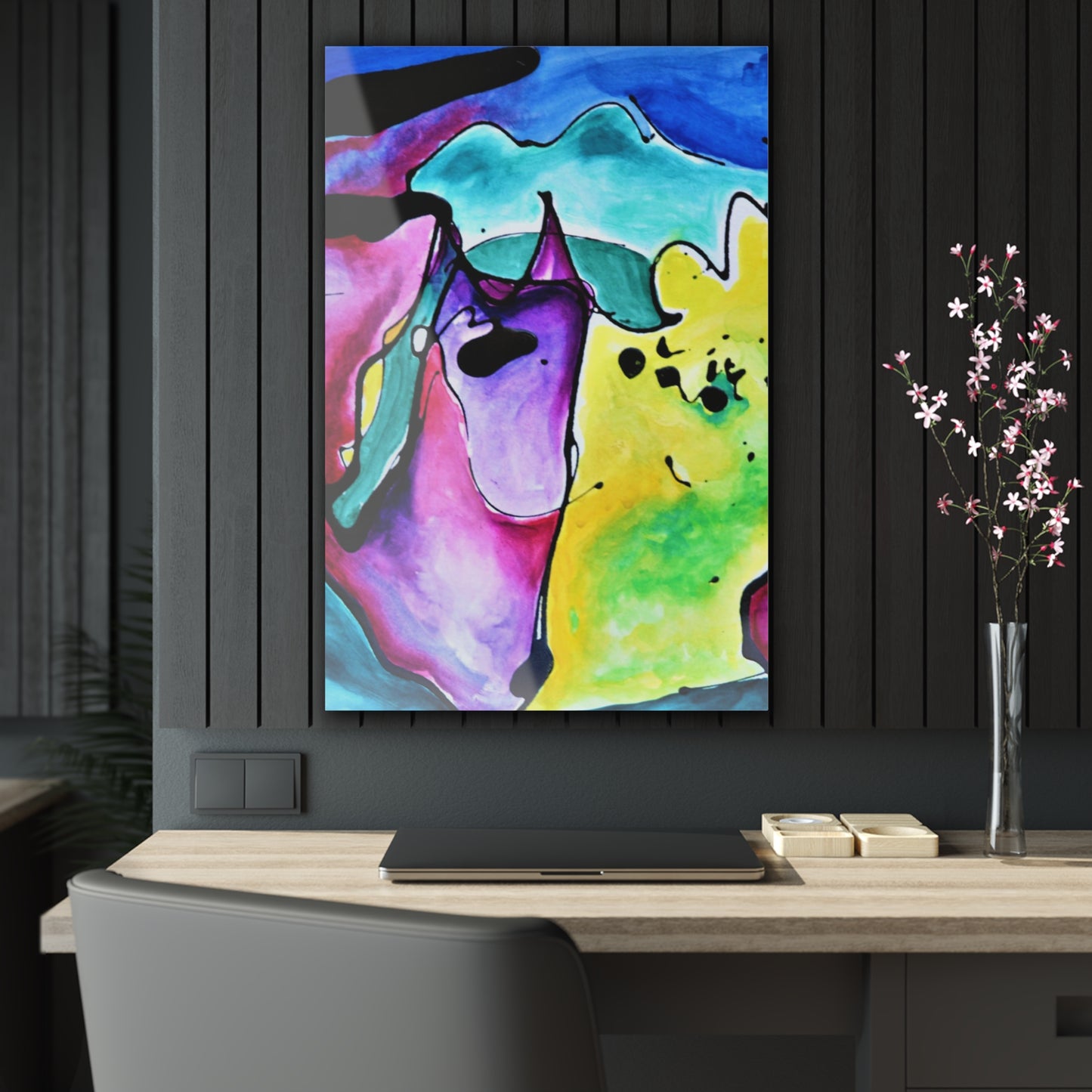 Cat Dog Acrylic Prints