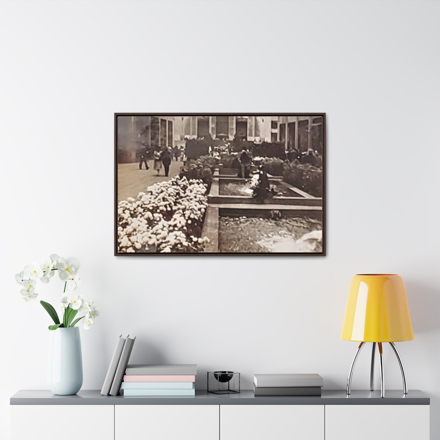 Rockefeller Plaza Gallery Canvas Wraps, Horizontal Frame