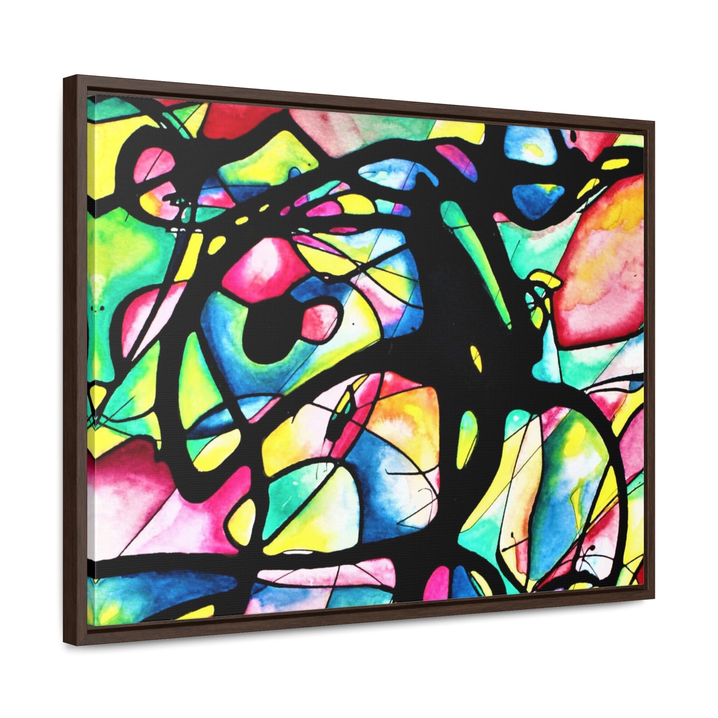 Peacock Gallery Canvas Wraps, Horizontal Frame