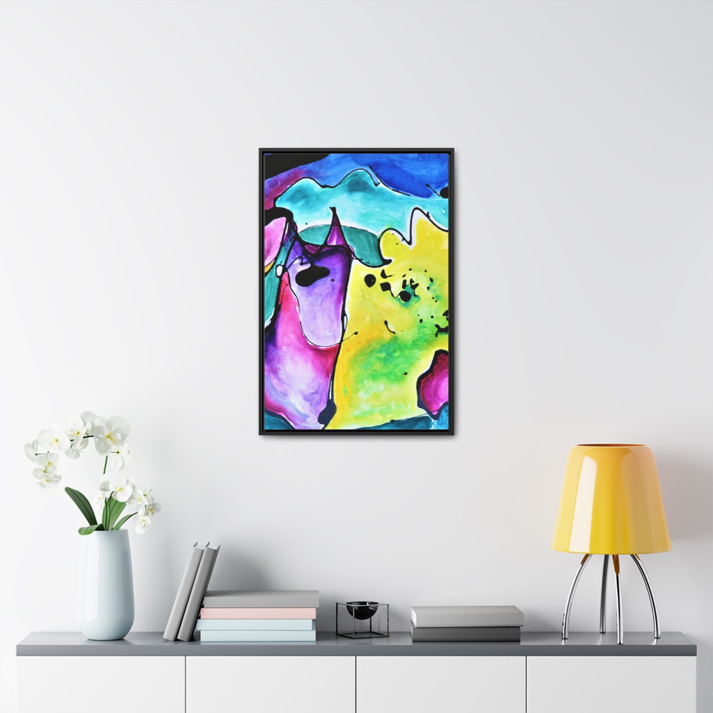 Cat Dog Gallery Canvas Wraps, Vertical Frame