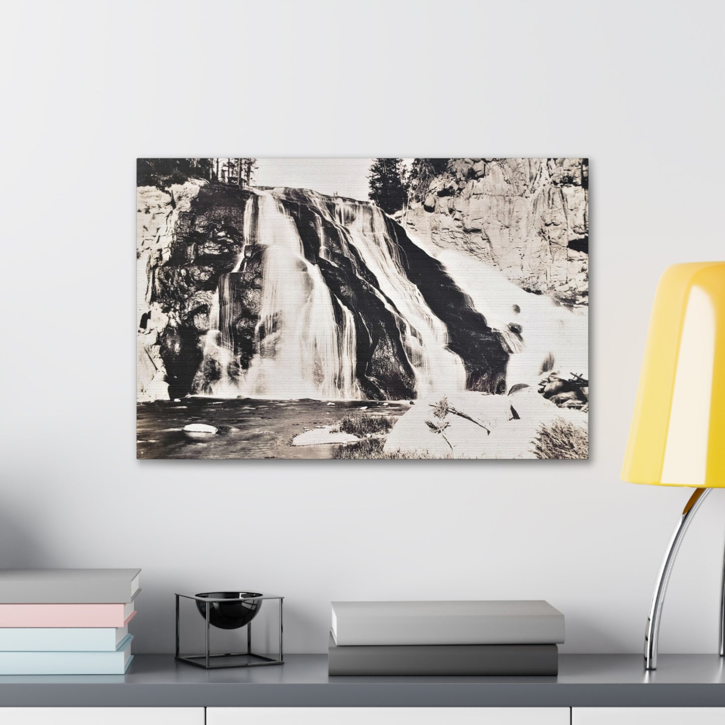 Gibbon Falls Yellowstone Canvas Gallery Wraps