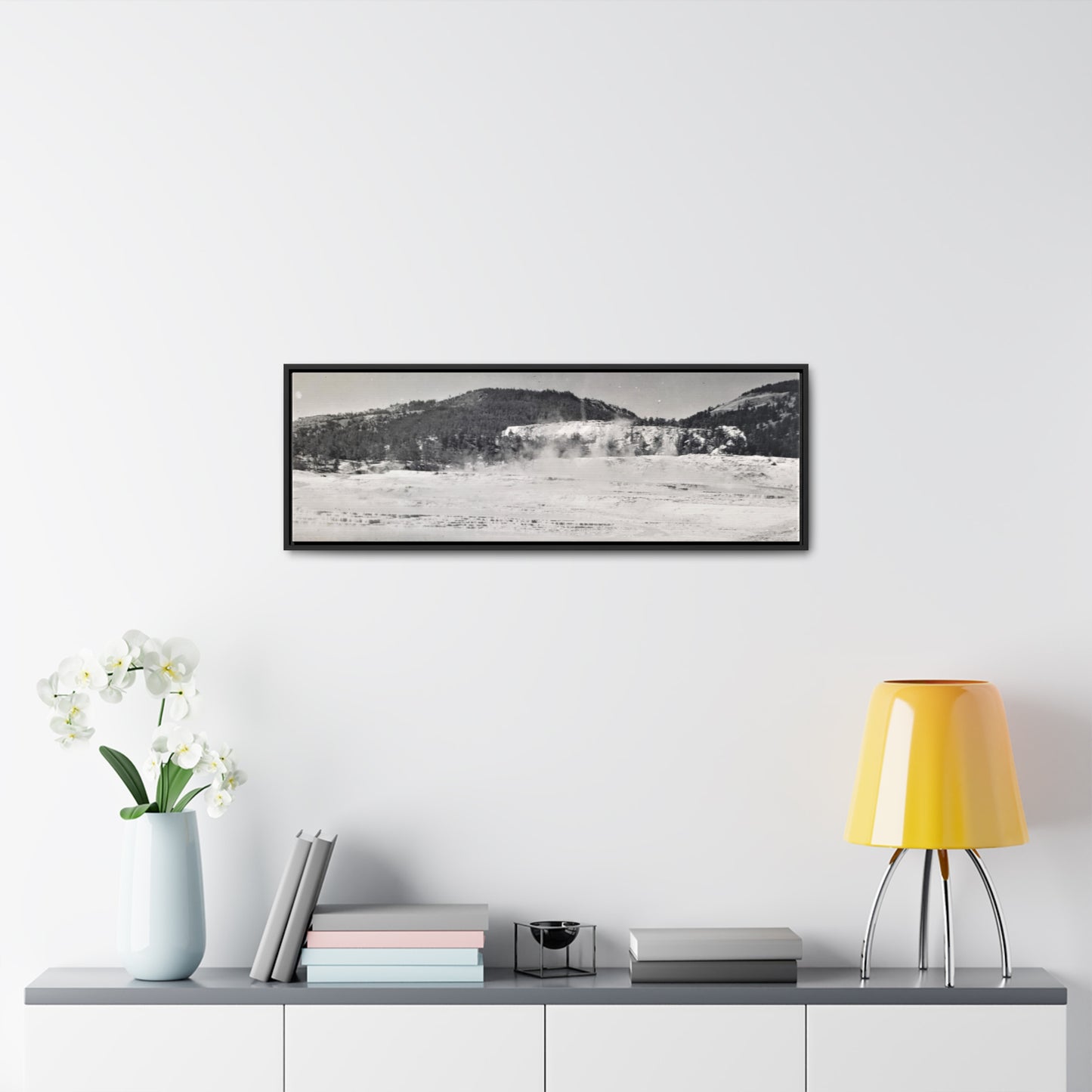 Mammoth Hot Springs Yellowstone Gallery Canvas Wraps, Horizontal Frame