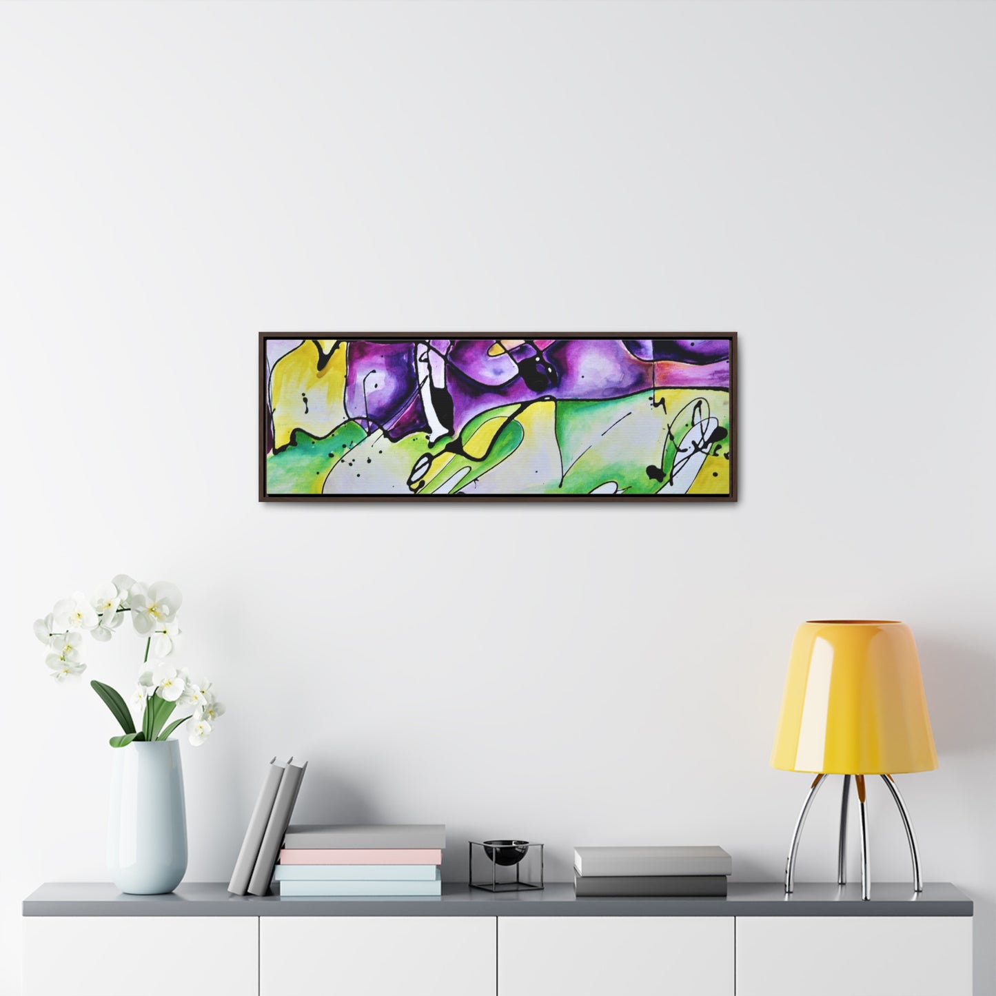 Purple Mountains Gallery Canvas Wraps, Horizontal Frame