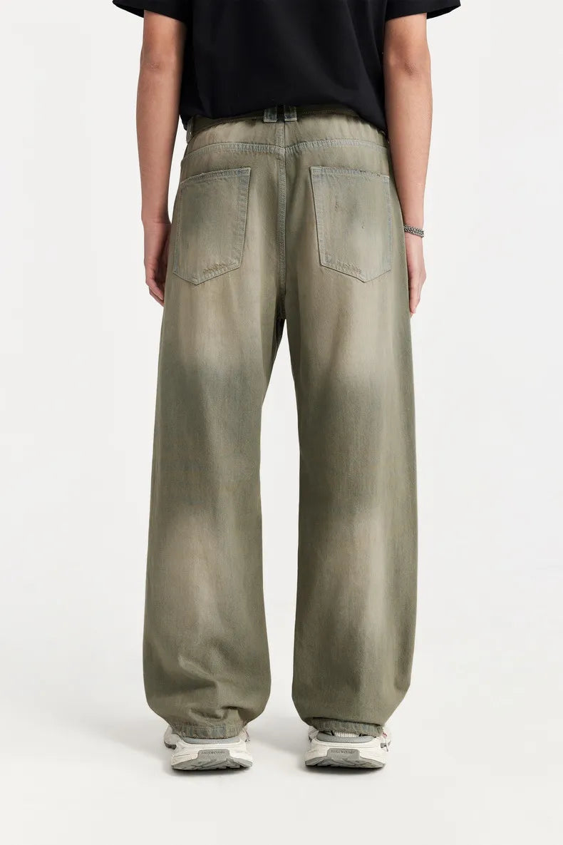 Men's Wide Leg Jeans - -