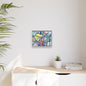 Alien Abstract Colorful Framed Canvas Art - Kia Day Design