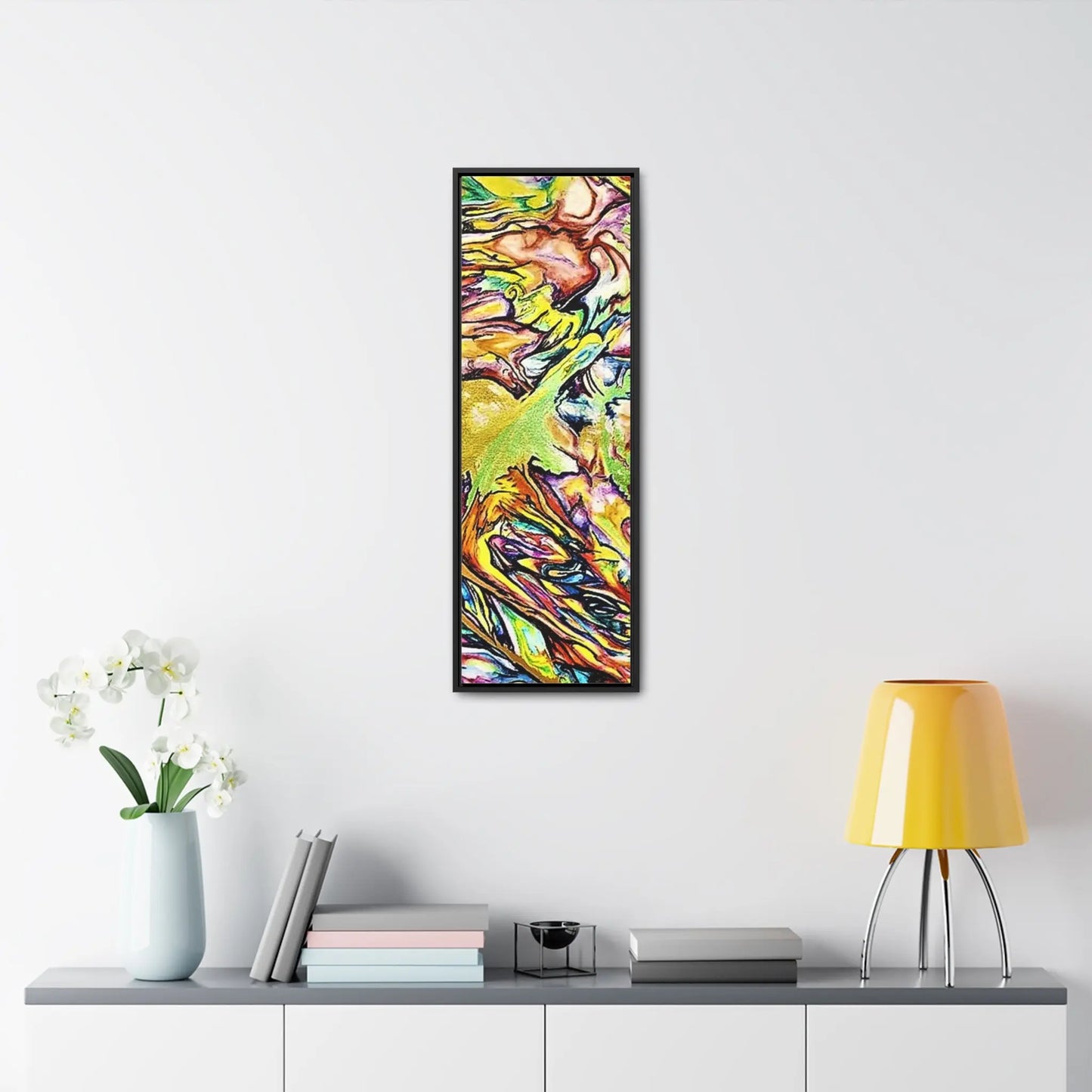 Phoenix Rising Gallery Canvas Wraps, Vertical Frame