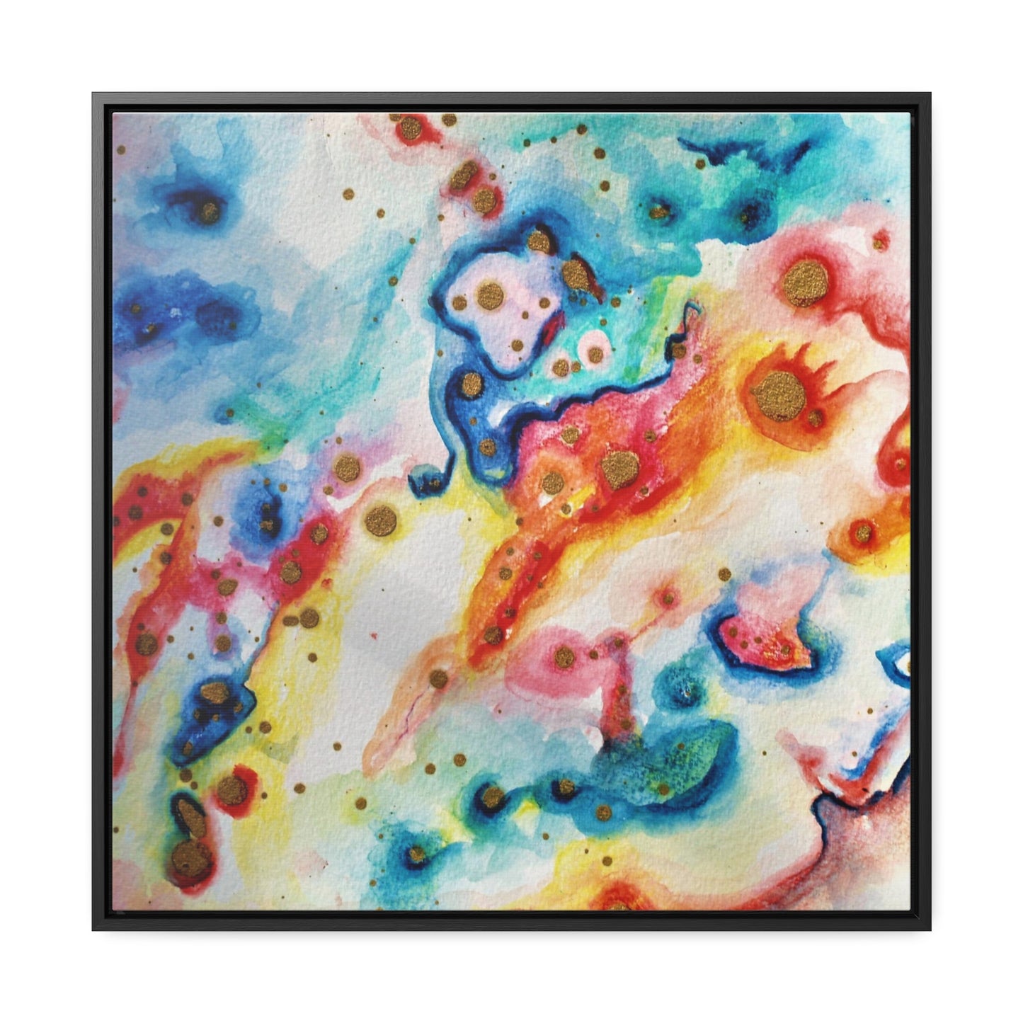 Blue Sky Angel Gallery Canvas Wraps, Square Frame