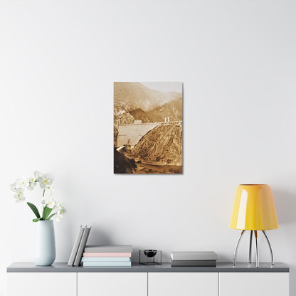 Back View Morris Dam Spillway Stretched Canvas 1.5" 18″ x 24″