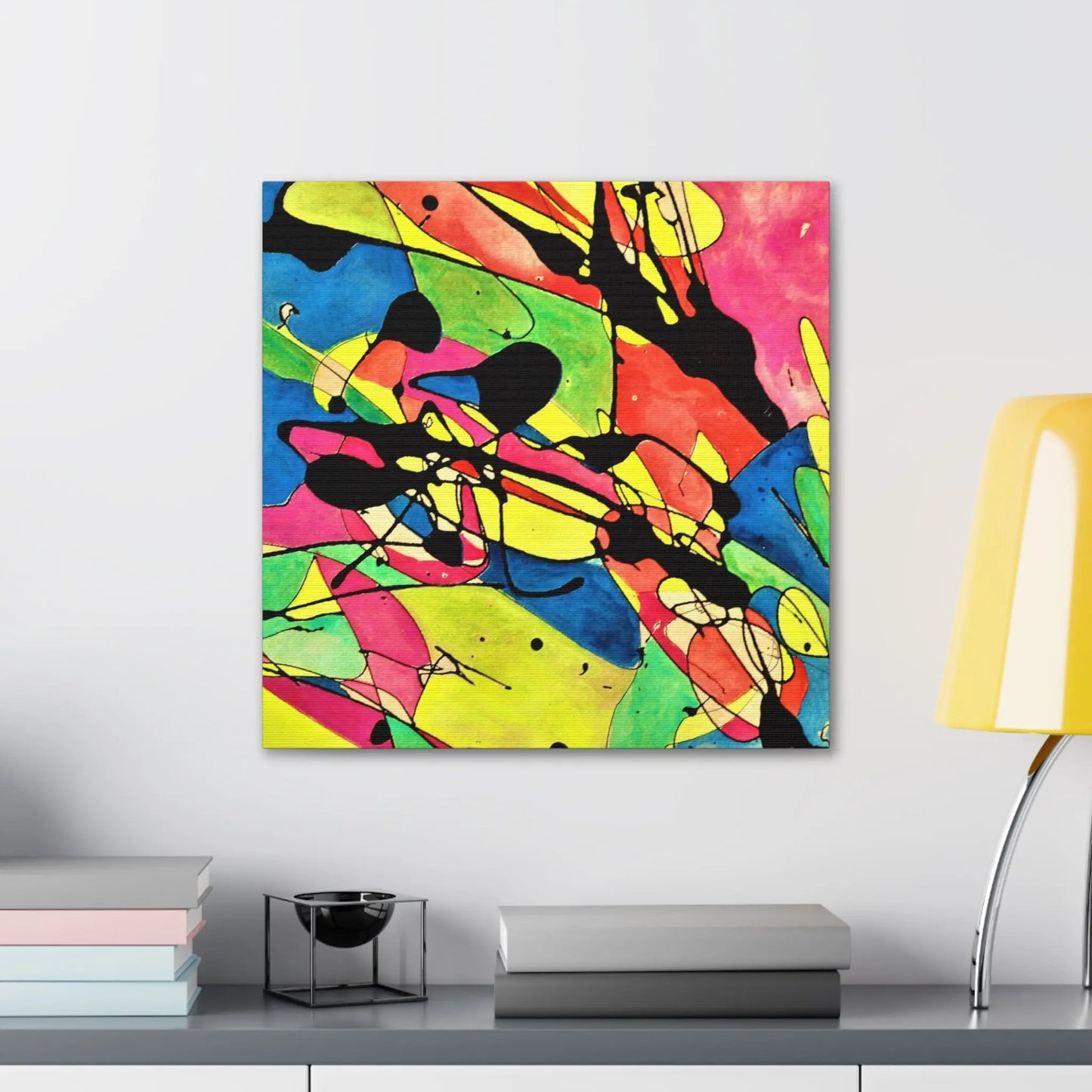 Exploding Earth Canvas Gallery Wraps 20″ x 20″ 1.25"
