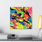 Exploding Earth Canvas Gallery Wraps 20″ x 20″ 1.25"