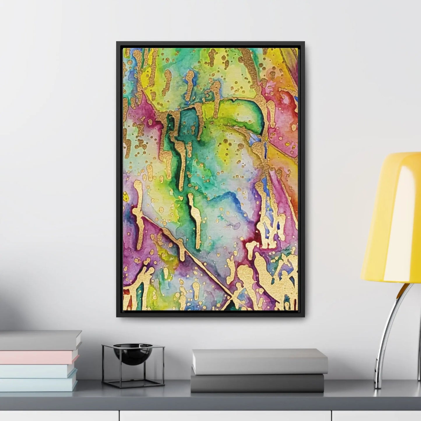 Acid Face Gallery Canvas Wraps, Vertical Frame