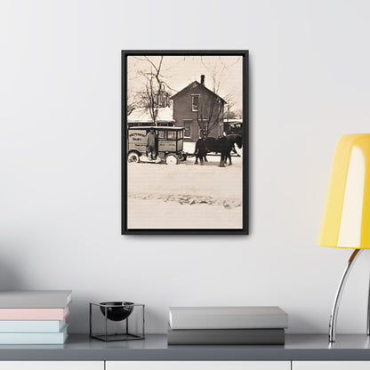 Milk Man Gallery Canvas Wraps Vertical Frame 12″ x 18″ 1.25" Black
