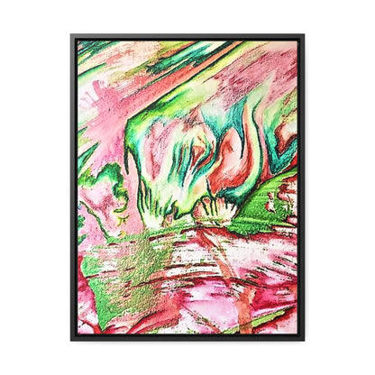 Pink Forest Gallery Canvas Wraps, Vertical Frame 18″ x 24″ Premium Gallery Wraps (1.25″)