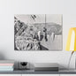 Suspended Boulder Dam Worker Canvas Gallery Wraps 24″ x 18″ 1.25"